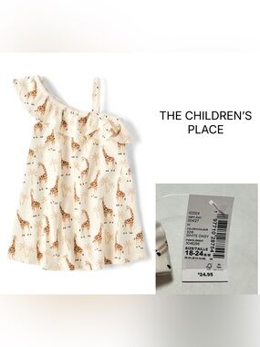THE CHILDREN’S PLACE - 18/24M - NWT - INFANT GIRLS GIRAFFE DRESS